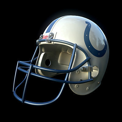NFL Helmets Pack 3D model_14