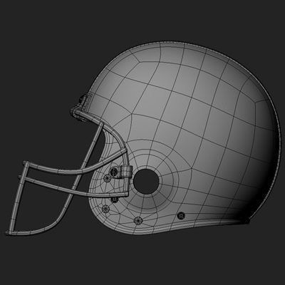 NFL Helmets Pack 3D model_35
