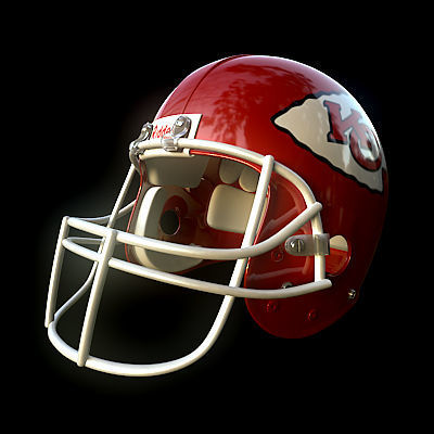NFL Helmets Pack 3D model_16