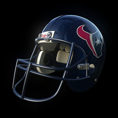 NFL Helmets Pack 3D model_13