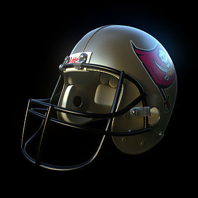 NFL Helmets Pack 3D model_30