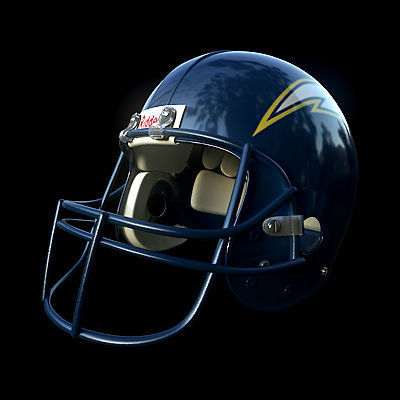 NFL Helmets Pack 3D model_26