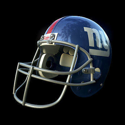 NFL Helmets Pack 3D model_21