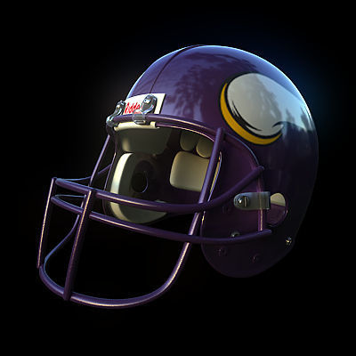 NFL Helmets Pack 3D model_18