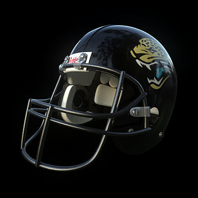 NFL Helmets Pack 3D model_15