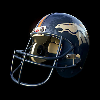 NFL Helmets Pack 3D model_10