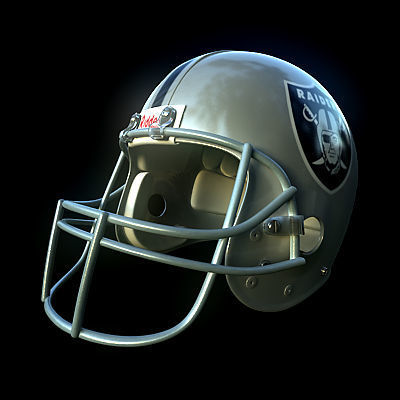 NFL Helmets Pack 3D model_23