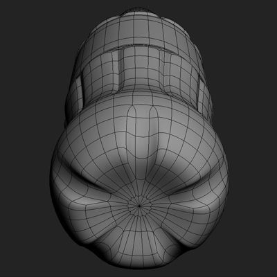 Coca Cola Coke 1L 2L Bottle 3D model_5