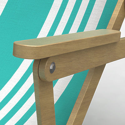 Beach Chair and Sun Umbrella 3D model_6