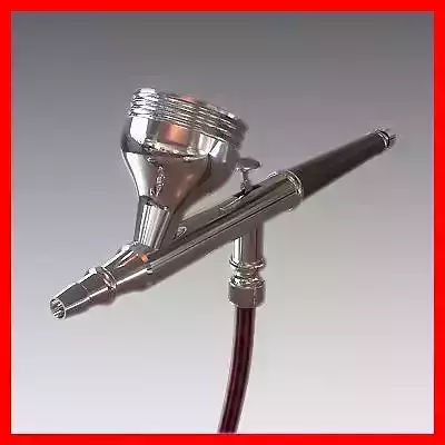 Airbrush silver paint gun with handle