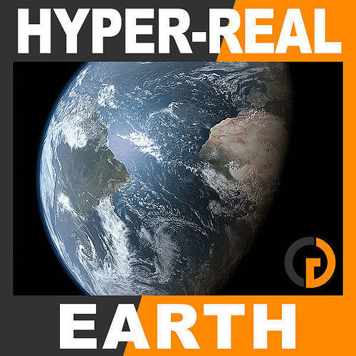 Hyper-Real Dynamic Earth Shader v2 3D model