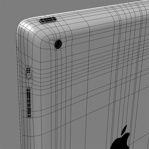 Apple iPhone 5 iPad 3 Smart Cover 3D model_35