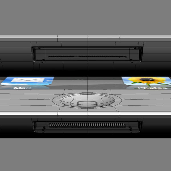 Apple iPhone 5 iPad 3 Smart Cover 3D model_40