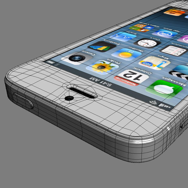Apple iPhone 5 iPad 3 Smart Cover 3D model_33