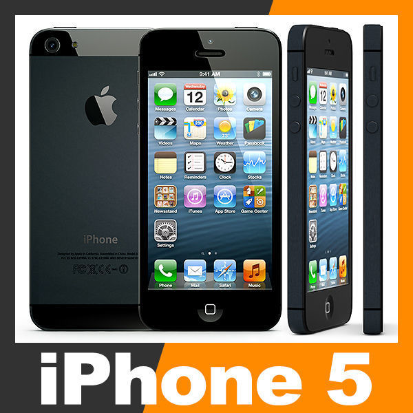 Apple iPhone 5 iPad 3 Smart Cover 3D model_1