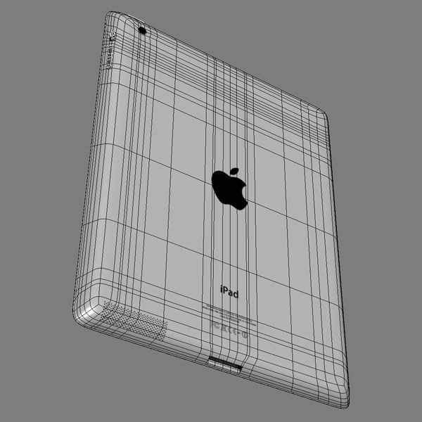 Apple iPhone 4S iPad 3 Smart Cover 3D model_39