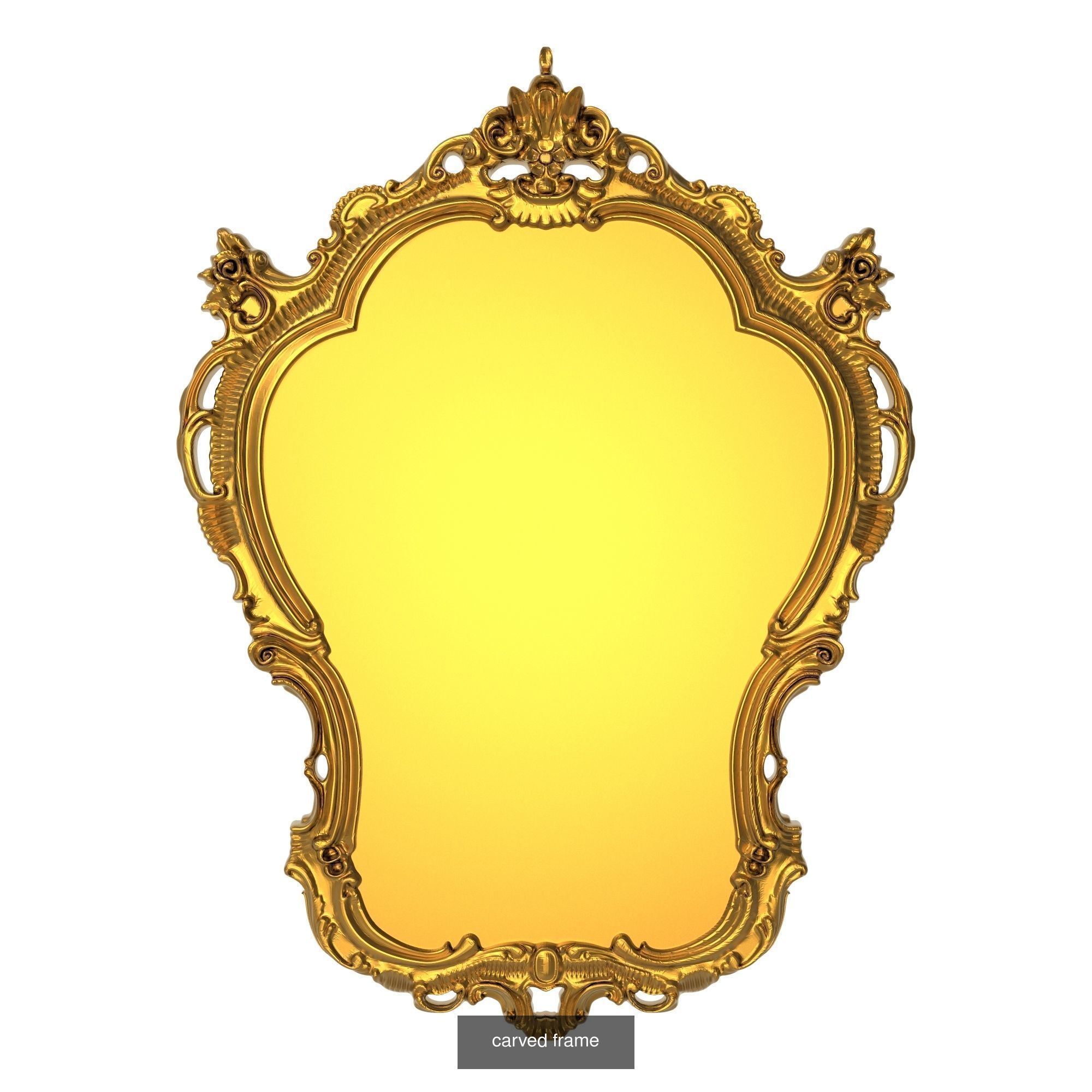 10 carved frames set 3D Model Collection_6