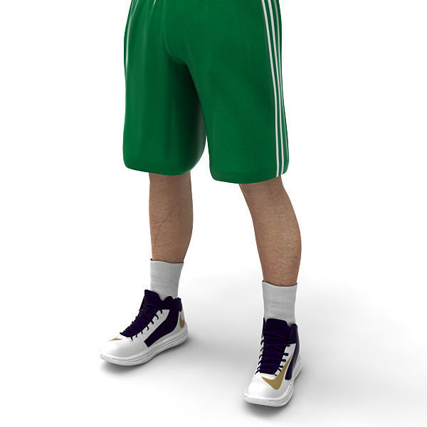 Rigged Basketball Players - NBA Pack 3D model_14
