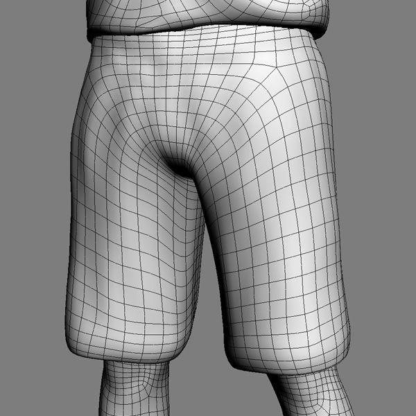 Rigged Basketball Players - NBA Pack 3D model_22