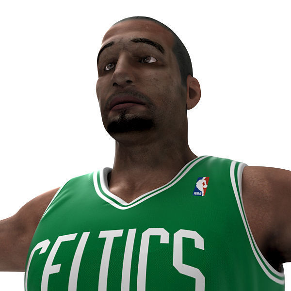 Rigged Basketball Players - NBA Pack 3D model_17