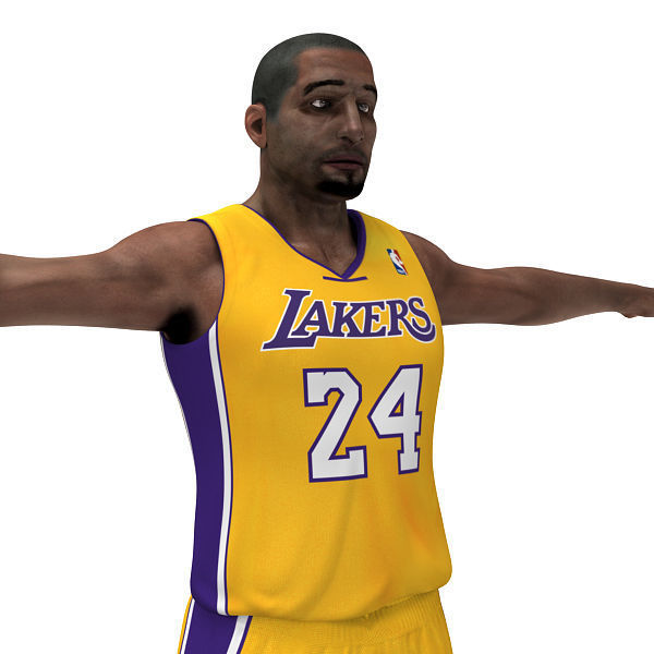 Rigged Basketball Players - NBA Pack 3D model_9