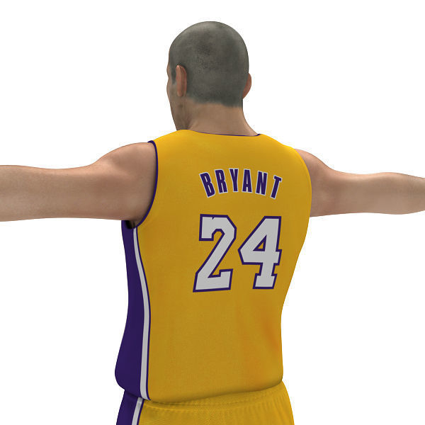 Rigged Basketball Players - NBA Pack 3D model_12