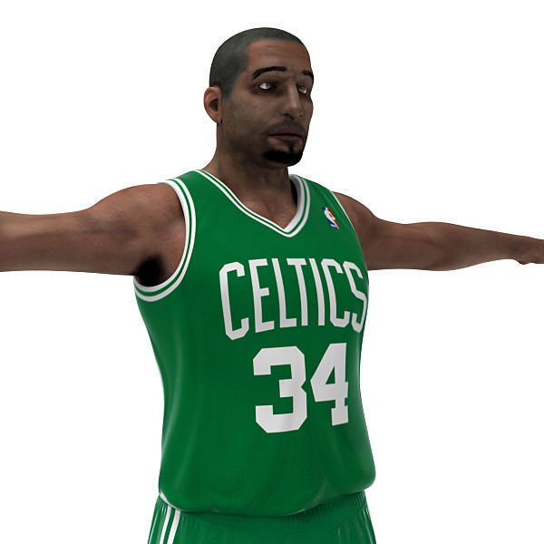 Rigged Basketball Players - NBA Pack 3D model_8