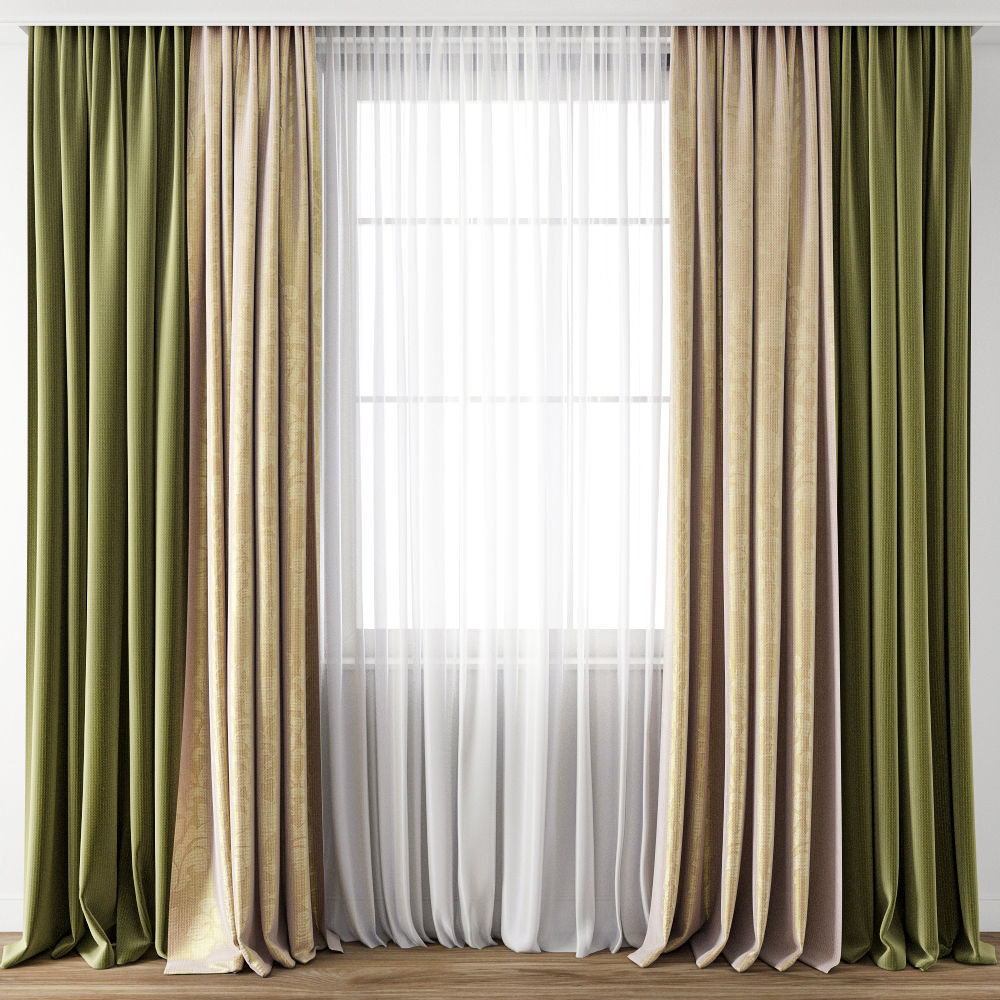 Curtain 145 3D model_3