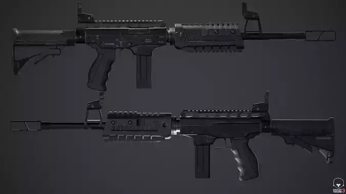 PP-91 Cedar With upgrades Low-poly 3D model