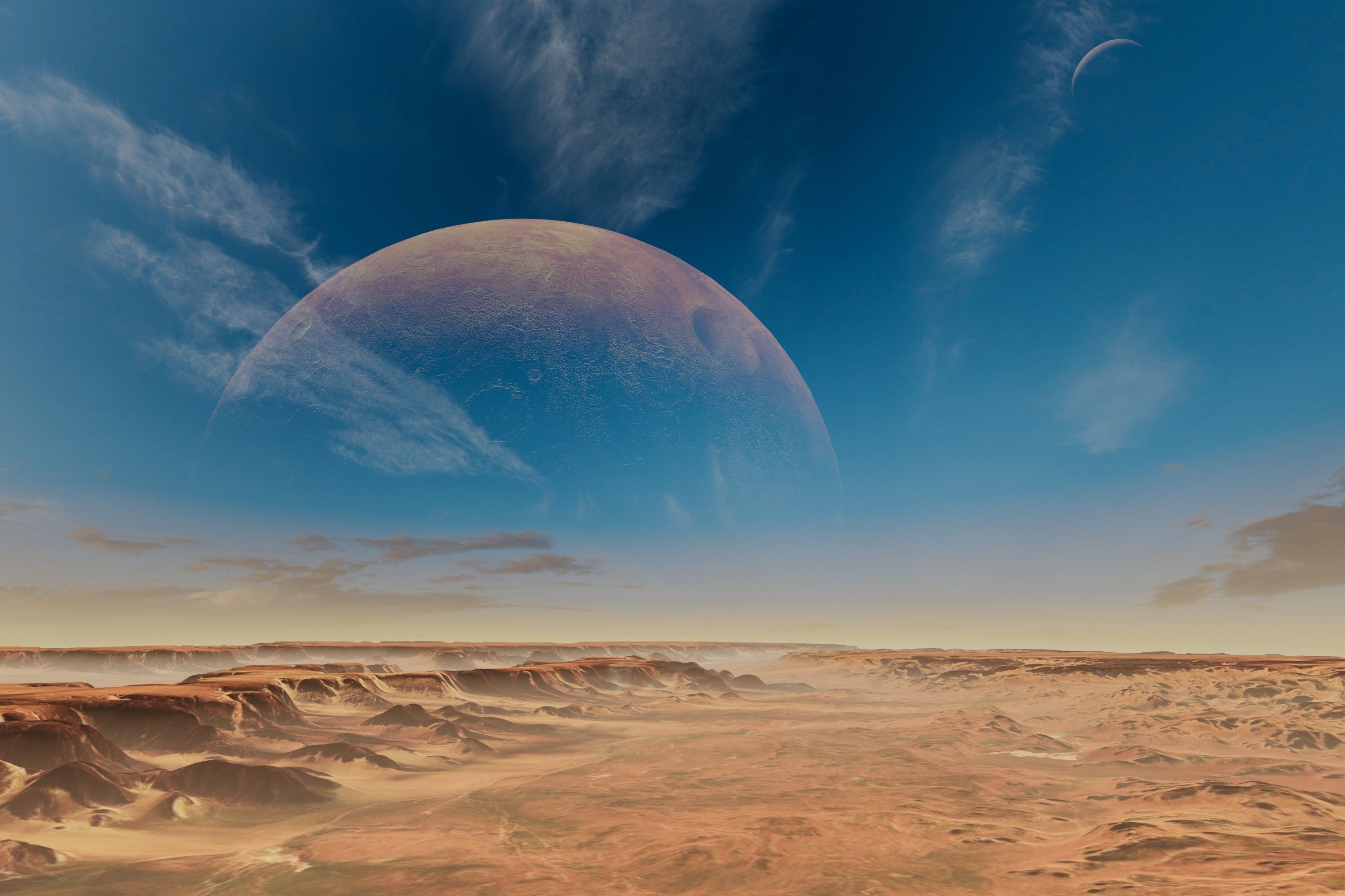 Alien Planet Sci-Fi Fantasy Scenery 3D model_7