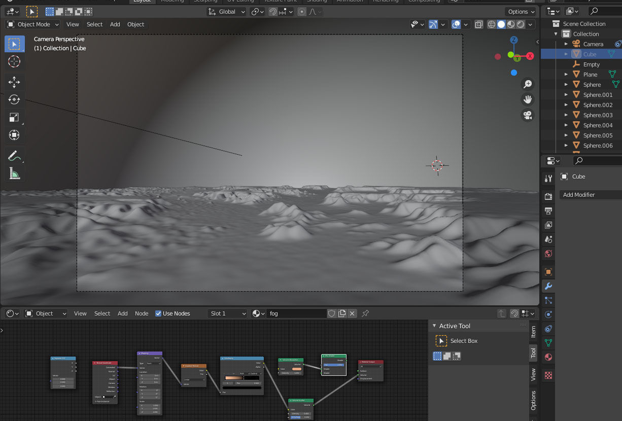 Alien Planet Sci-Fi Fantasy Scenery 3D model_6