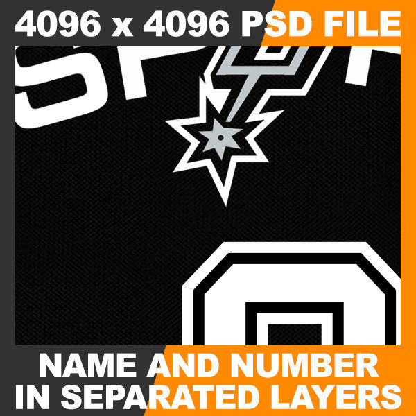 Rigged Basketball Player - San Antonio Spurs 3D model_14