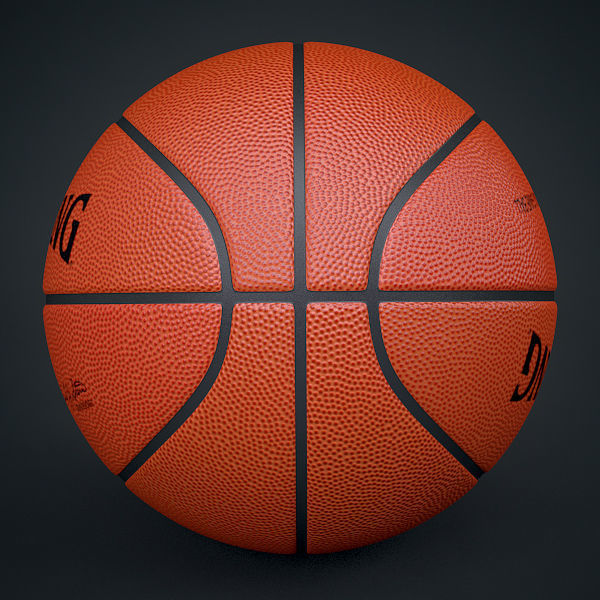 Spalding NBA Official Basketball Game Balls Pack 3D model_5