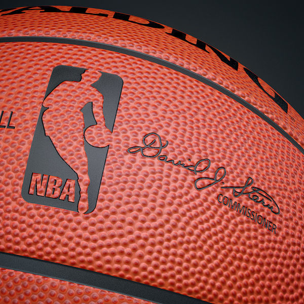 Spalding NBA Official Basketball Game Balls Pack 3D model_11