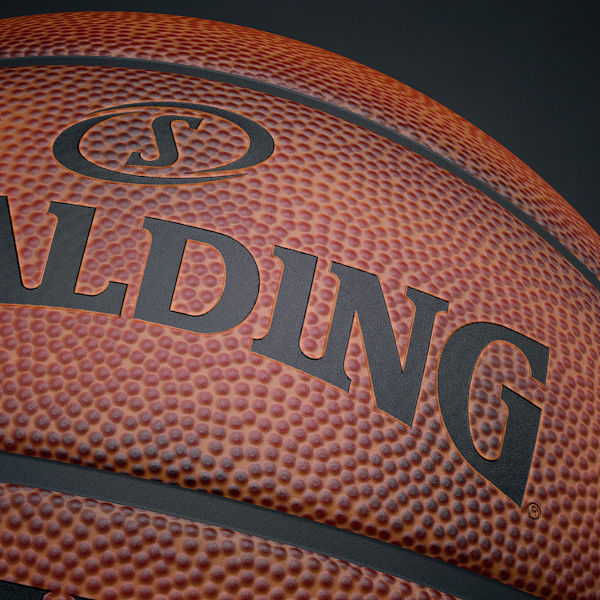 Spalding NBA Official Basketball Game Balls Pack 3D model_10