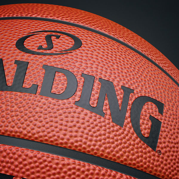 Spalding NBA Official Basketball Game Balls Pack 3D model_9