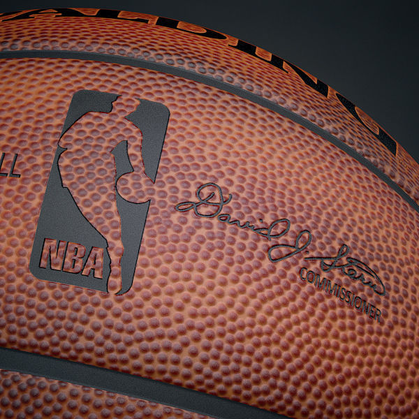 Spalding NBA Official Basketball Game Balls Pack 3D model_12