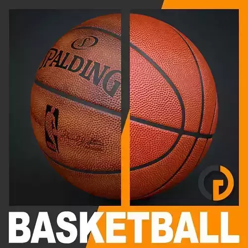 Spalding NBA Official Basketball Game Balls Pack 3D model