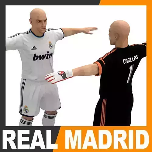 Football Player and Goalkeeper - Real Madrid CF