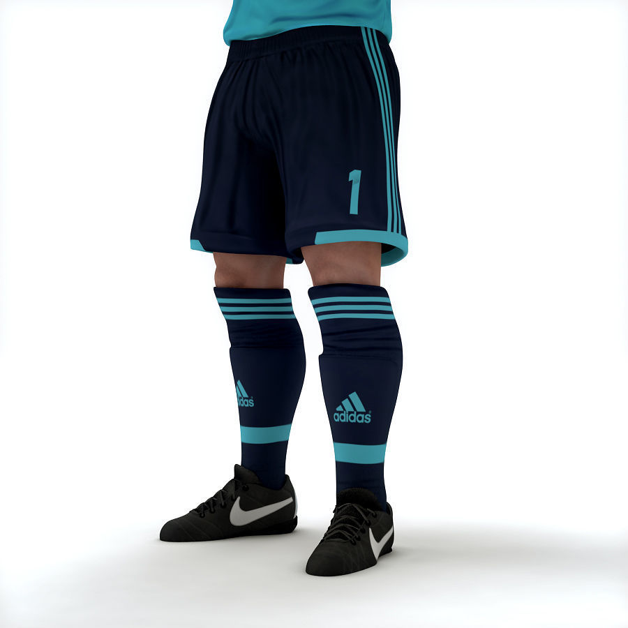 Football Player and Goalkeeper - Germany National Team 3D model_6