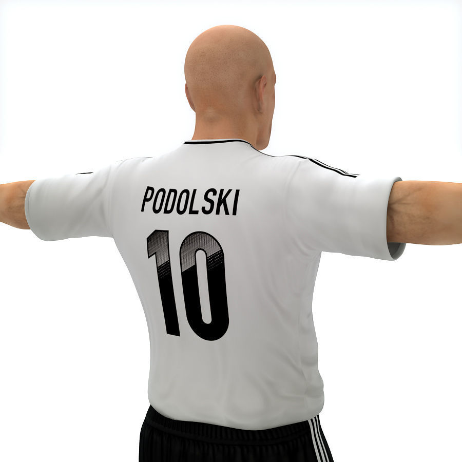 Football Player and Goalkeeper - Germany National Team 3D model_5