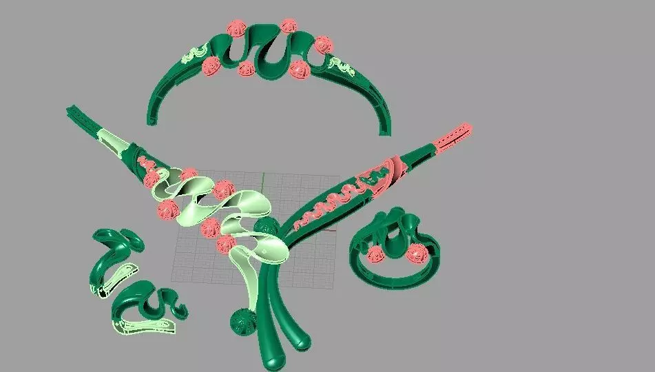 WOMEN TEAM SET 3D print model_0