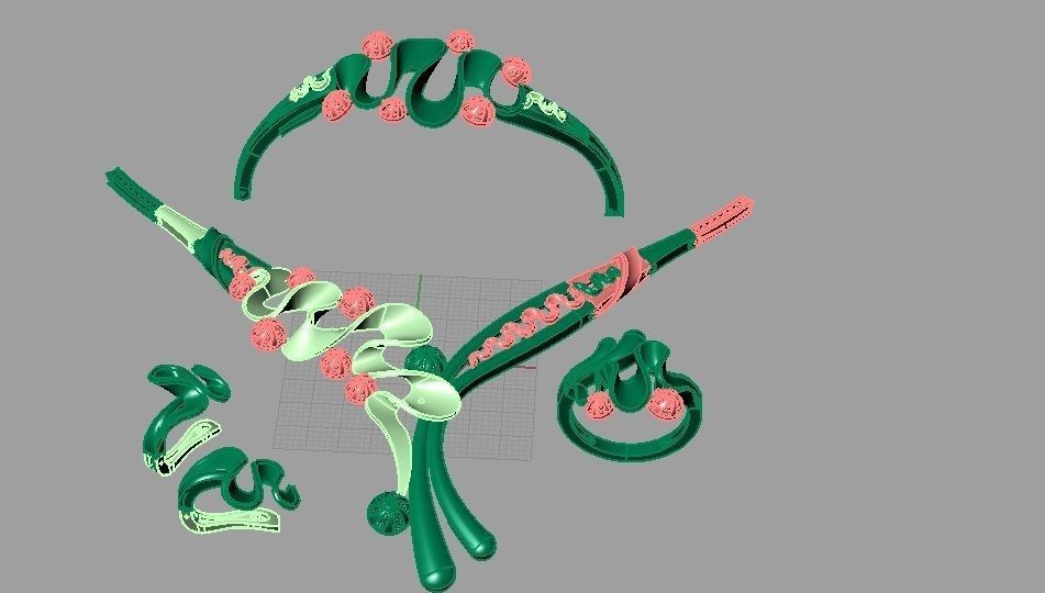 WOMEN TEAM SET 3D print model_2