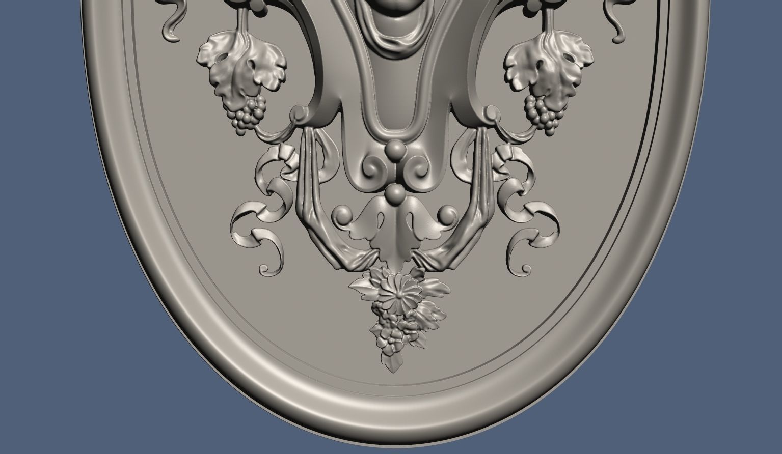 Reinassence decorative element 3D model_2