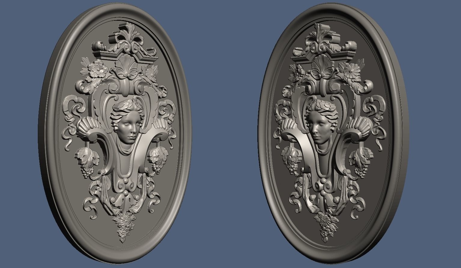 Reinassence decorative element 3D model_11