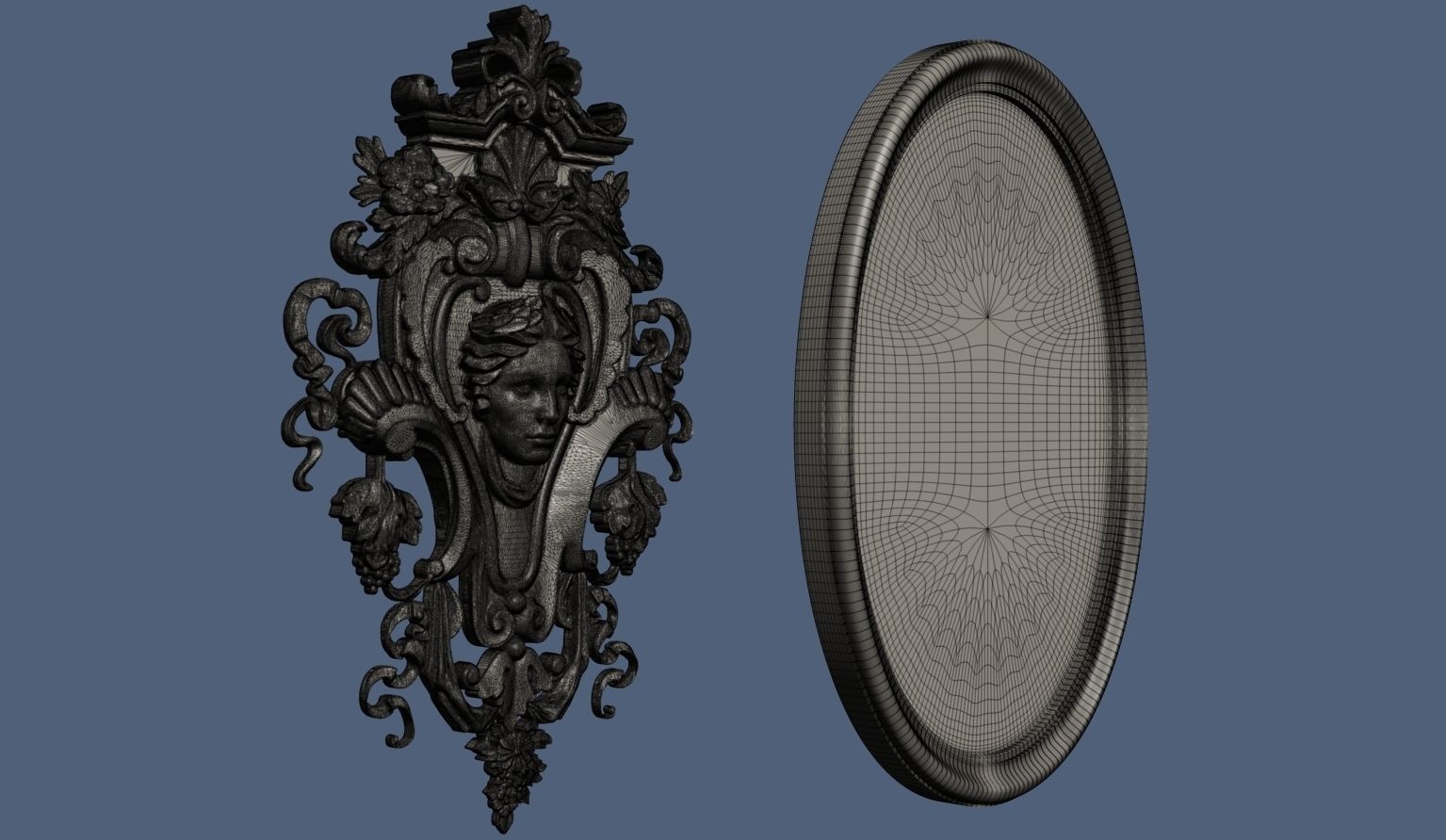 Reinassence decorative element 3D model_19