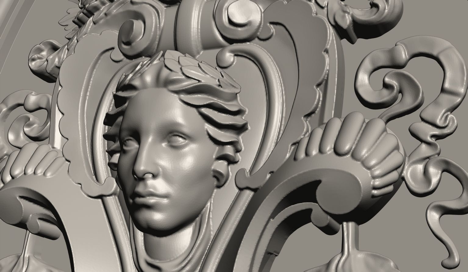 Reinassence decorative element 3D model_15