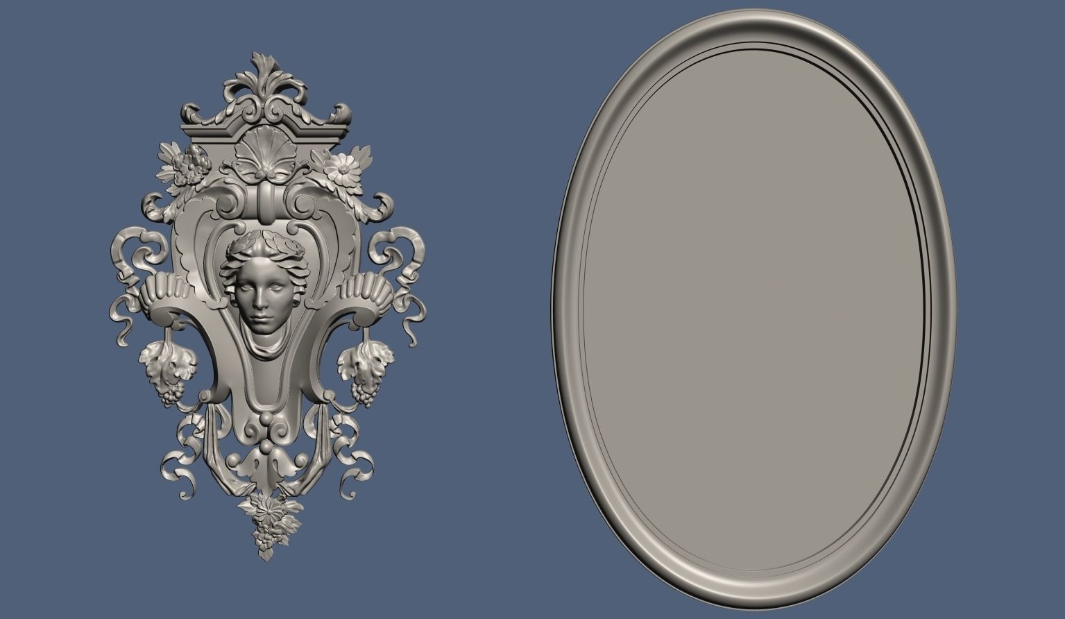 Reinassence decorative element 3D model_12