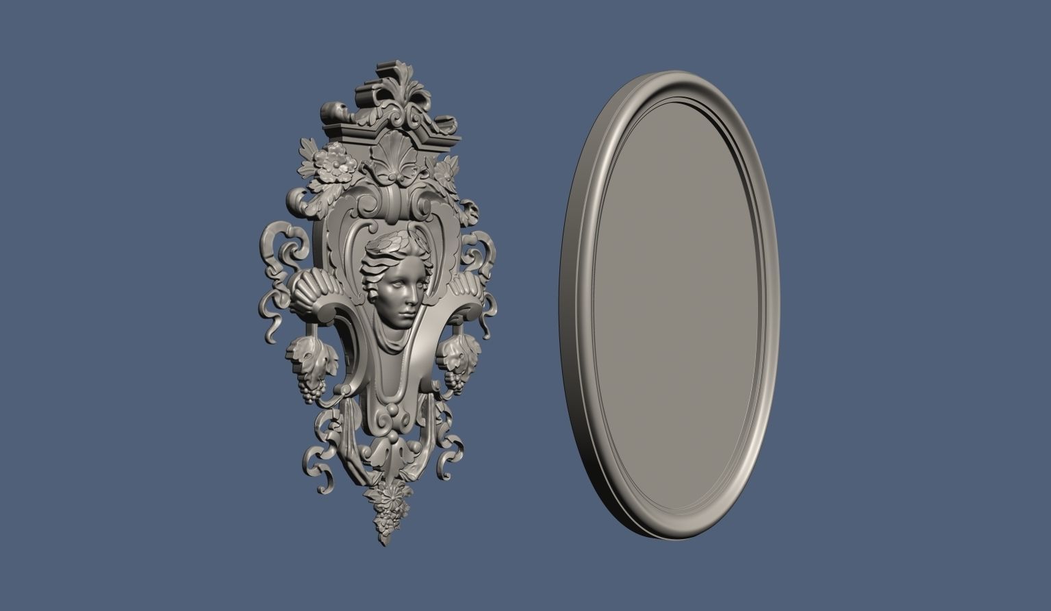 Reinassence decorative element 3D model_13