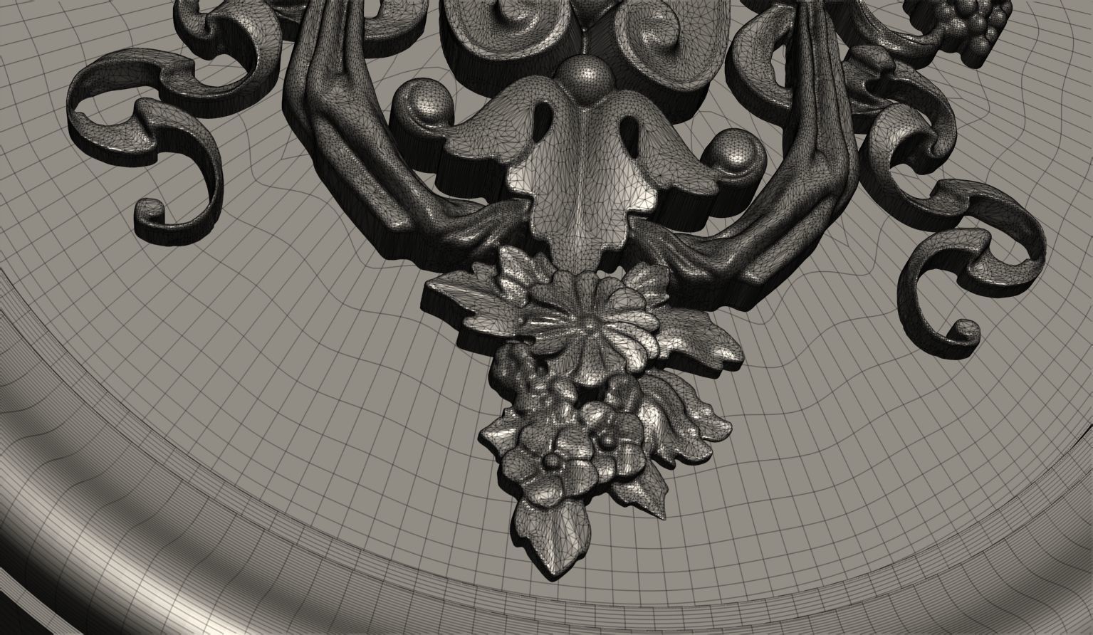 Reinassence decorative element 3D model_10